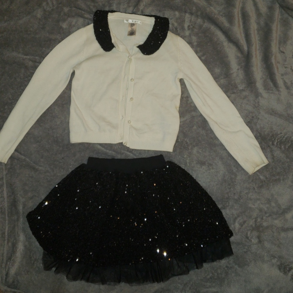 Sweater and skirt set